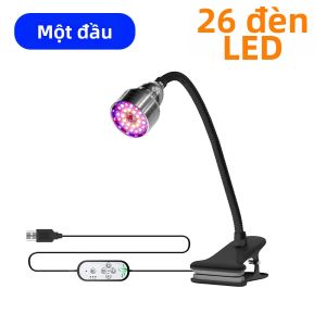 Đèn LED Trồng Cây Quang Phổ Toàn Diện 5V Đèn Trồng Cây Trong Nhà 4 Đầu Chất Liệu Nhôm Dùng Cho Nhà Kính Trồng Thủy Canh Rau Và Hoa.