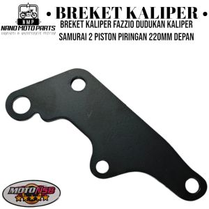 Breket Kaliper Fazzio Breket Dudukan Kaliper Samurai 2 Piston Piringan 220mm Depan