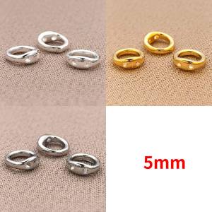 10 Chiếc Mũ Đậy Đầu Bằng Đồng Mạ Vàng 18K Để Làm Đồ Trang Sức - Đầu Nối Có Vòng DIY Vòng Tay Phụ Kiện Đồ Dùng