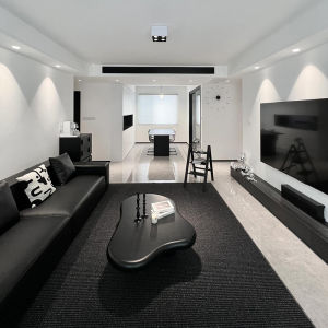 New 2025 Black Carpet Luxury Easy Care Durable Living Room Bedroom Area Rug Anti Stain No Maintenance Required Home Decor