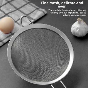 Stainless Steel Fine Sieve Colander Kitchen
