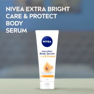 Nivea Extra Bright Body Serum Care & Protect 180 ML