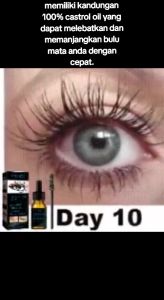 Eelhoe Eyelash Growth Liquid Pure Castrol Oil 10 ML | Serum Penumbuh Penebal Bulu Mata & Alis Tipis