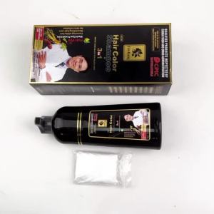 Hair Color Shampoo for Gray Hair 3 in 1 Black Hair Dye Shampoo for Women&Men Natural Herbal Safety Nourishing Hair Care Cream