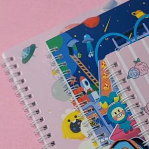 Diary Spiral Funcy / Buku Catatan / Buku Harian A5 Spiral dengan Motif Lucu