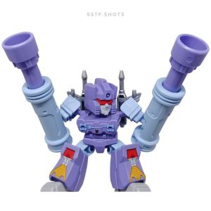 Blokees Galaxy Defender Transformers Decepticon Rumble Version 2 inch Chibi Type Mini Action Figure Model Kit