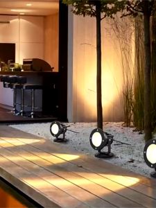 【MG】Garden Lawn Light Waterproof Outdoor Spotlight LED Spike Lamp Path Landscape Spot Light