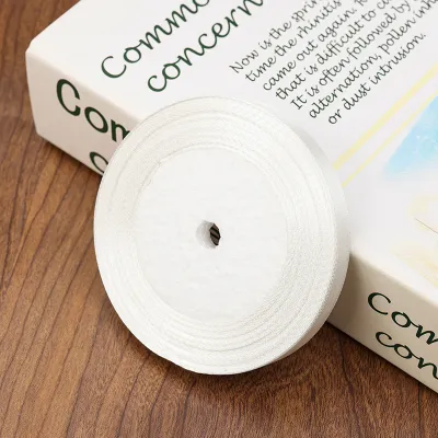 6mm Silk Ribbon Woven Tape Wedding Butterfly Knot Gift Packaging Colorful Ribbon Christmas Handmade Diy Baking Decoration Cloth Tape
