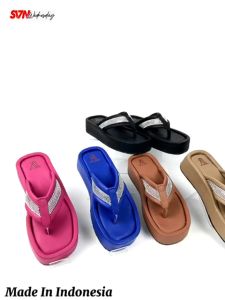 SV Sandal Kokop Kolam Platform Sandal Wanita Sandal Wedges