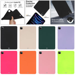 For Apple iPad 10th 9th 8th 7th 10.9"10.2" 5th 6th Air Pro 5th 4th 3rd 9.7" 10.9" 10.5" 11.0" Mini 1 2 3 4 5 6th Gen 7.9" 8.3" 2020 2021 2022 Liquid Silicone Case Back Cover