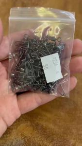 DNDYUJU 10-30X Fishing Rolling Bearing Swivels Solid Ring Interlock Snap For Fishhook Lure Fishing Connector Tackle Accessories
