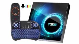 T95 Android Smart TV Box Allwinner H616 8GB 256GB Support 2.4G&5G Dual Wifi BT5.4 8K HDR10+ Video Google Assistant Media Player