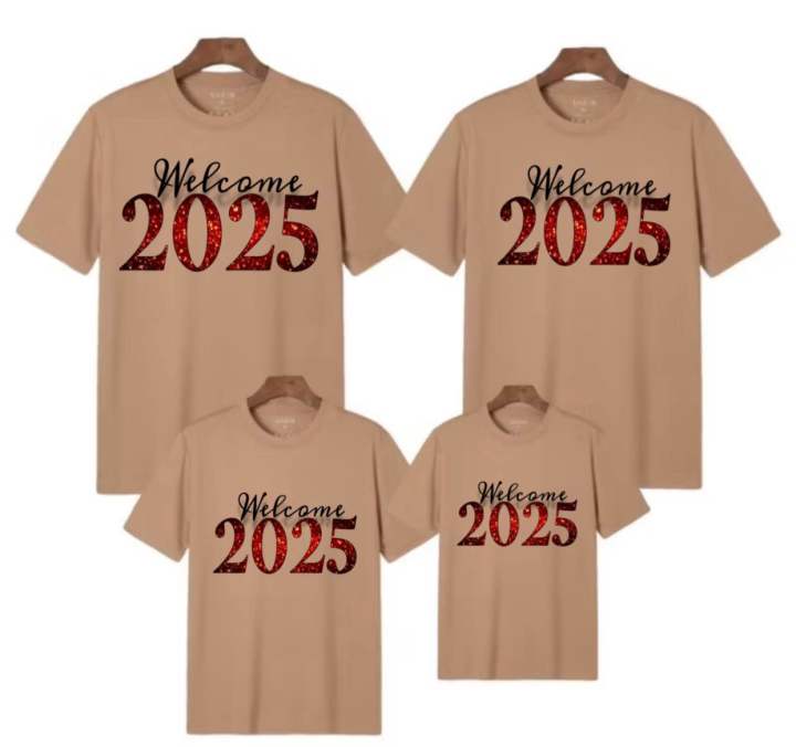 PANTONE 2025 Happy New Year Family Tshirt Color of the year 2025