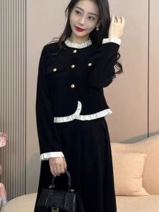 Fashionable Small Fragrance Style Womens Autumn 2024 New Arrival Elegant Short Jacket Mini Skirt Set Complete Outfit