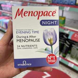 ♥Stock UK Menopace Menopause Sleep Tablets Soy Isoflavone Vitamin Female Nutrition Tablets 30 tablets✍