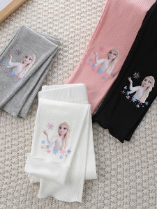 เด็กผู้หญิง ผ้าฝ้าย ยาว กางเกงขายาว Thin Pure ผ้าฝ้าย ฤดูใบไม้ผลิ ฤดูใบไม้ร่วง เสื้อทนกว่าเด็กที่สวมใส่ได้ เด็กทารก หนา กางเกงขายาว ระบายอากาศได้ดี ลำลอง กลาง เอว