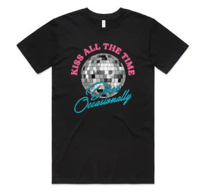 Sanrio | 2026 Harry Styles Album Kiss All The Time Disco Occasionally Same Style Print T-shirt Men Women Cotton Summer New Casual Tees