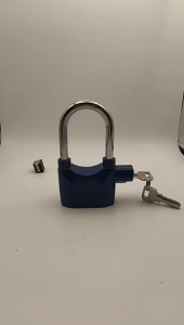 Alarm Lock Anti Theft Security System Padlock for Door Motor Bicycle Lock Size