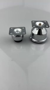4 Miếng Chân Đồ Nội Thất Hình Tròn Nhỏ Bằng Kim Loại Được Đánh Bóng Cho Ghế Sofa - Cốc Đựng Đồ Nội Thất Bằng Kim Loại Bền