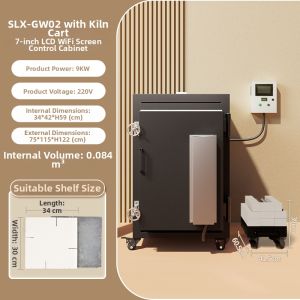 Intelligent Automatic Electric Kiln Mid High Temperature Kiln LCD Touch Control