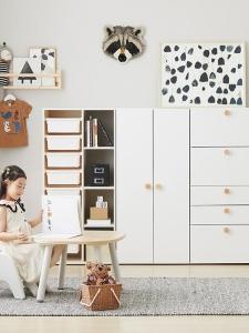 Eco-Friendly Solid Wood Infant Storage Cabinet