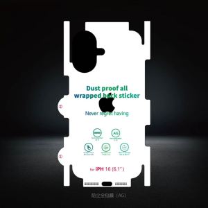 High-Quality Back Film For iPhone 16 Pro Max/16 Pro/16e/15 Pro Max Full Cover Hydrogel Film Back Screen Protector With Dust-Proot Net HD Matte Protective Film For iPhone 16 15 14 Plus 13 Pro