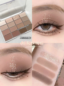 Eye Shadow Plate 2023 New Arrival Genuine Goods Earth Color Highlight Brightening Smoky Gray Pink Matte Shimmer Niche Style Brand