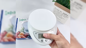 Precision Digital Kitchen Scale 5000g/0.1g High Accuracy Backlit LCD Display Tare Function 3 Units (g/oz/lb) Perfect for Cooking Baking & Jewelry