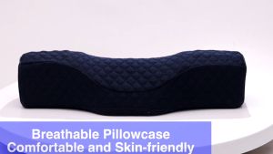 หมอนอวัยวะส่วนล่างสีดำ/เทา ปรับระดับอิงได้ กันน้ำ สวมหมอนนวดมือไม้ พร้อมส่ง HE0072