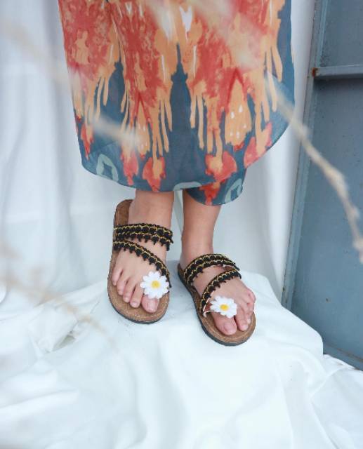 Belle sendal boho sendal bohemian sandal wanita Lazada Indonesia