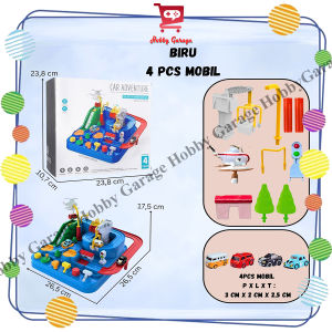 Mainan Edukasi Anak Brain Game Car Track Big Adventure Simulasi Parkir