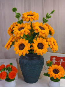 Bó Hoa Hướng Dương DIY Chất Liệu Siêu Mật Mã Hóa Sáng Tạo Quà Tặng Ngày Nhà Giáo Quốc Gia Trung Học Phổ Thông Trung Học Cơ Sở