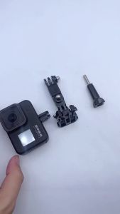 Adjustable Dual Joint Swivel Arm Mount for GoPro Hero 13 1210 9 8 Quick Release Rotatable Extension Arm for Action Camera Chest