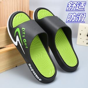 Casual Breathable Leather Sandals Summer 2024 Mens Beach Shoes Hollow out Design Outdoor Leisure Slip-On Flat Heel Rubber Sole