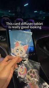 (5pcs)Car Air Freshener Littl-e Tre-e Air Freshener r Car Aromatherapy Personality Pendant random card perfume