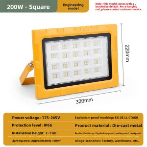 WANLIYANG | Explosion-Proof Corrosion-Resistant LED Flood Light 220V