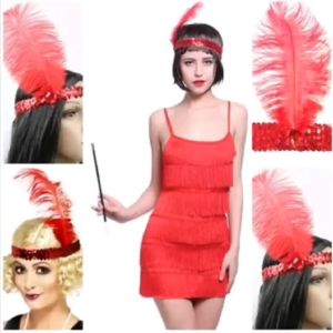 Gatsby Flapper Feather Headress (gatsby theme)