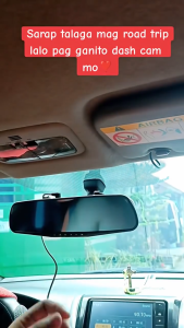 Full HD 1080P Car Video Camera with Dual Lens for Vehicles Front & Rearview Mirror Car DVR Dash Cam with Reverse Parking System Mirror Video Rear Cam
