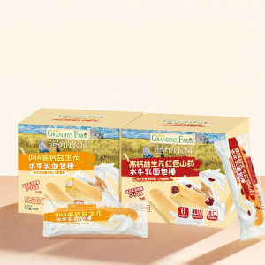 Grandpas Farm | High Calcium Red Bean Yam Buffalo Milk Bread Sticks for Kids