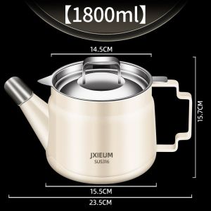 JXIEUM | Food Grade Thickened Anti-leak No Drip Oil Pot