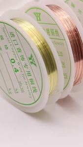 Nexlent Copper wire for DIY Bracelet Necklace Gold Silver 0.2-1mm Colorfast Beading Wire for Jewelry