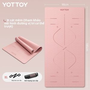 yottoy | Thảm Yoga Chống Trơn Chống Sốc Im Lặng Dày và Rộng