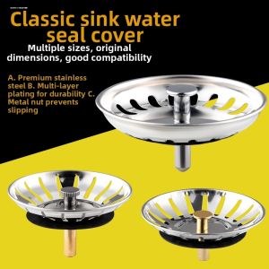 MINGRENBANG | Anti-Clogging Stainless Kitchen Sink Drain Filter Net