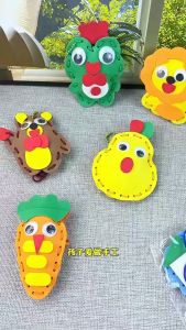 Geetoy Kids Sewing Craft Kit 8pcs Cute Doll Pendant Fun DIY Handicraft Creative Education Toys Gift