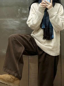 Quần Jeans Denim Ống Thẳng Màu Đỏ Cỡ Lớn Cho Nữ Quần Dài Ôm Dáng Phong Cách Mùa Xuân 2025 Quần Jeans Denim Thường Ngày