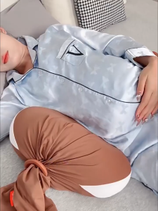 Luxerest Adjustable Pregnancy Pillow for Sleeping Body Wedge Pillow Maternity Pillow with Silicone Buttons