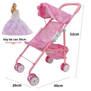 Đồ Chơi Xe Đẩy Hàng Mẫu Búp Bê Trẻ Em Xe Đẩy Búp Bê Chơi Đồ Hàng Búp Bê Trẻ Em Bé Gái