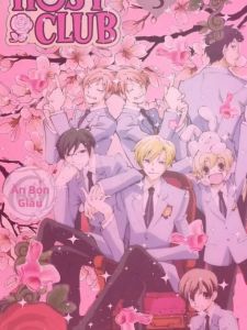 Bandai | Bộ Tranh Kim Cương Tự Làm Ouran High School Host Club Tranh Khảm Thủ Công Quà Tặng Sáng Tạo Đồ Thủ Công Trang Trí Phong Cách Cổ Điển Chất Liệu Acrylic