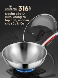 RONGCHUAN | Chảo Điện Không Dính Inox 316 Cấp Thực Phẩm