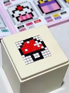 XIONGBUFAN | No Iron Pixel Art DIY Craft Set Materials